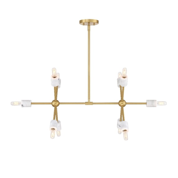 D304C-IS-BG Designers Fountain Star Dust - 10 Light Island -14 Inch Tall and 34.75 Inch Wide