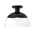thumbnail image 1 of D308M-SF-MB Designers Fountain Rey - 1 Light Semi-Flush Mount -10.25 Inch Tall and 13 Inch Wide-Matte Black Finish, 1 of 8