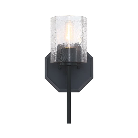 D309M-WS-MB Designers Fountain Haven - 1 Light Wall sconce-14.75 Inch Tall and 7 Inch Wide-Matte Black Finish