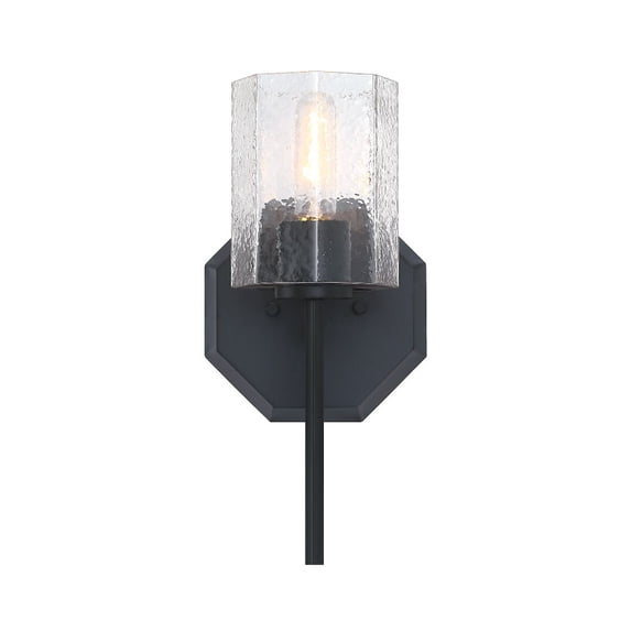 D309M-WS-MB Designers Fountain Haven - 1 Light Wall sconce-14.75 Inch Tall and 7 Inch Wide-Matte Black Finish