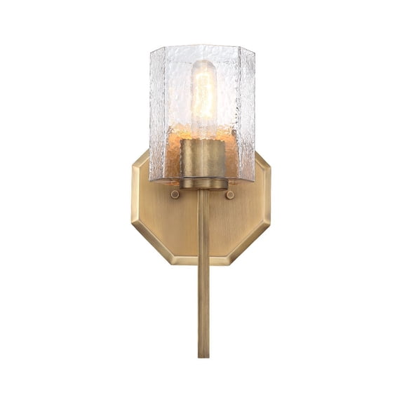 D309M-WS-OSB Designers Fountain Haven - 1 Light Wall sconce-14.75 Inch Tall and 7 Inch Wide-Old Satin Brass Finish