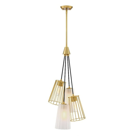 D328M-4CH-BG Designers Fountain Liana - 4 Light Chandelier -31.75 Inch Tall and 14.5 Inch Wide