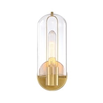 D332M-WS-BG Designers Fountain Skylar - 1 Light Wall sconce-12.5 Inch Tall and 5.25 Inch Wide-Brushed Gold Finish