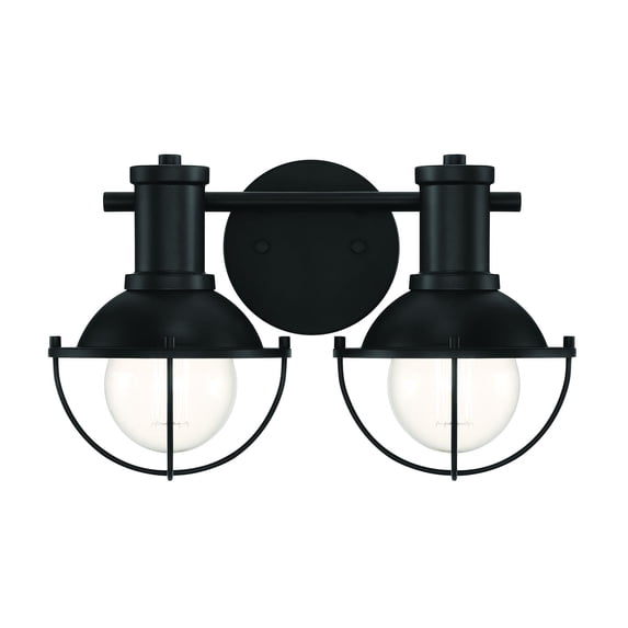 Designers Fountain - Dalton - 2 Light Bath Vanity-9 Inches Tall and 15 Inches