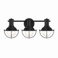 thumbnail image 1 of Designers Fountain Dalton 3 Light Matte Black Bathroom Vanity Light Fixture, D243M-3B-MB, 1 of 3