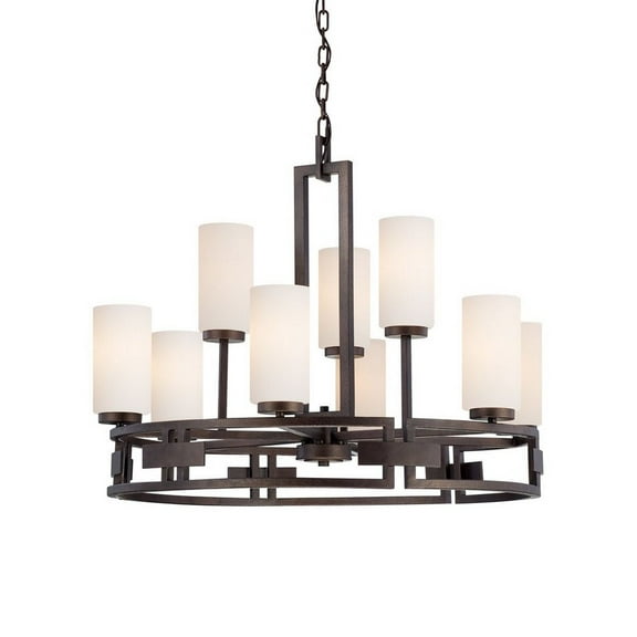 Designers Fountain - Del Ray - Nine Light Chandelier