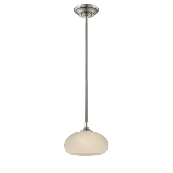 Designers Fountain Eco-Gem Satin Platinum LED Mini Pendant, LED6318-FS-SP
