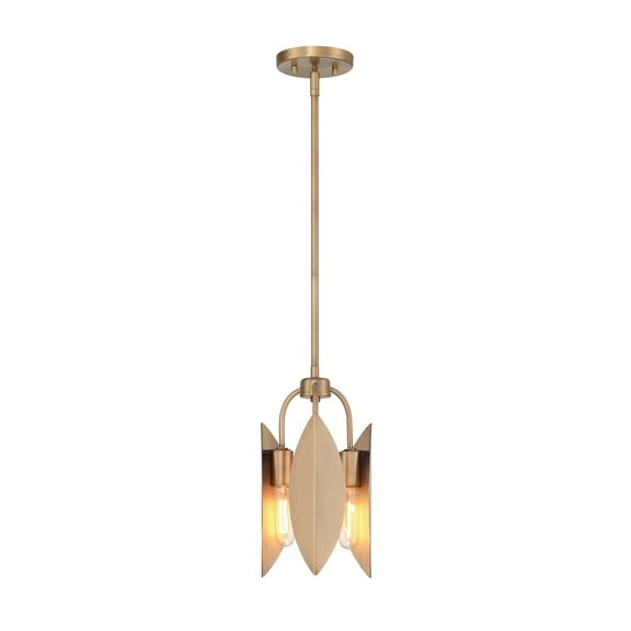 Designers Fountain Eden 8.5 inch 3-Light Old Satin Brass Pendant Light, D280M-8P-OSB