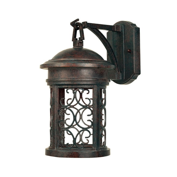 31111-MP-Designers Fountain-Ellington - One Light Outdoor Wall Lantern-Mediterranean Patina Finish