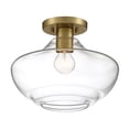 thumbnail image 1 of Designers Fountain Emma 1 Light Brushed Gold Semi Flush Mount Ceiling Light, D249M-SF-BG, 1 of 4