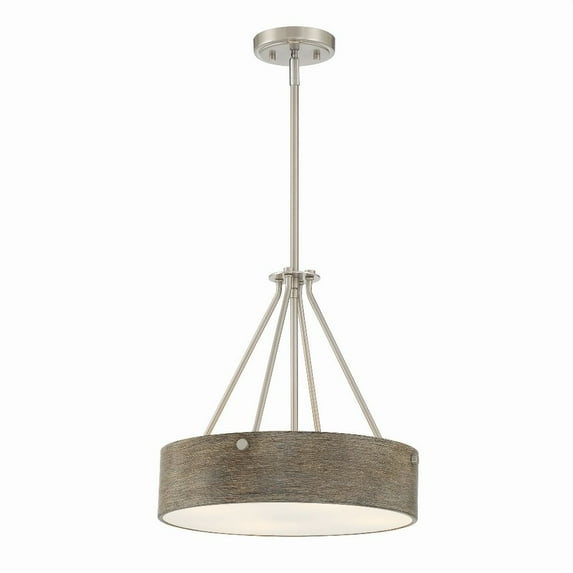 Designers Fountain - Erba - 3 Light Pendant-15.25 Inches Tall and 16 Inches Wide
