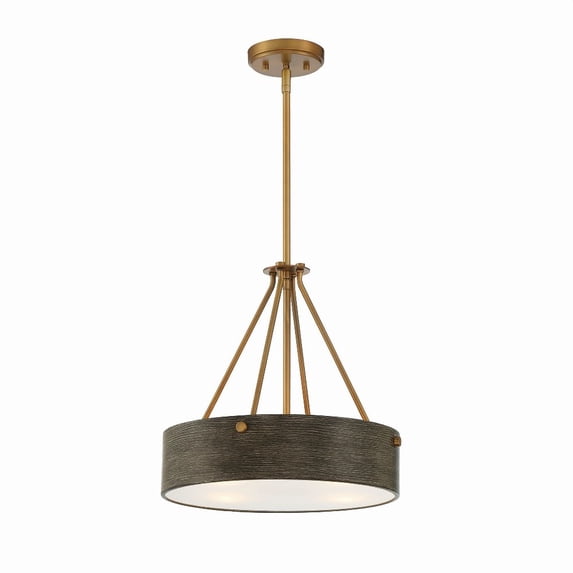 Designers Fountain - Erba - 3 Light Pendant-15.25 Inches Tall and 16 Inches Wide