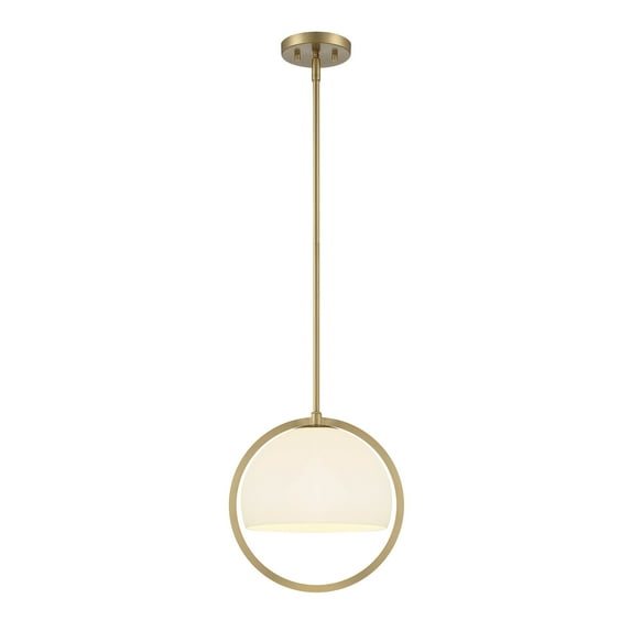 Designers Fountain Eterna 1 Light Brushed Gold Pendant, D274M-12P-BG