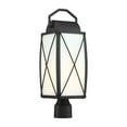 thumbnail image 1 of Designers Fountain Fairlington Black 1 Light Post Lantern, 94696-BK, 1 of 2