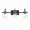 thumbnail image 1 of Designers Fountain Inwood 3 Light Matte Black Bathroom Vanity Light Fixture, D214M-3B-MB, 1 of 3