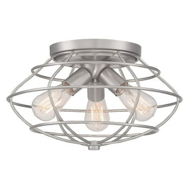 Designers Fountain - Jax - 3 Light Flush Mount-8.75 Inches Tall and 15 Inches