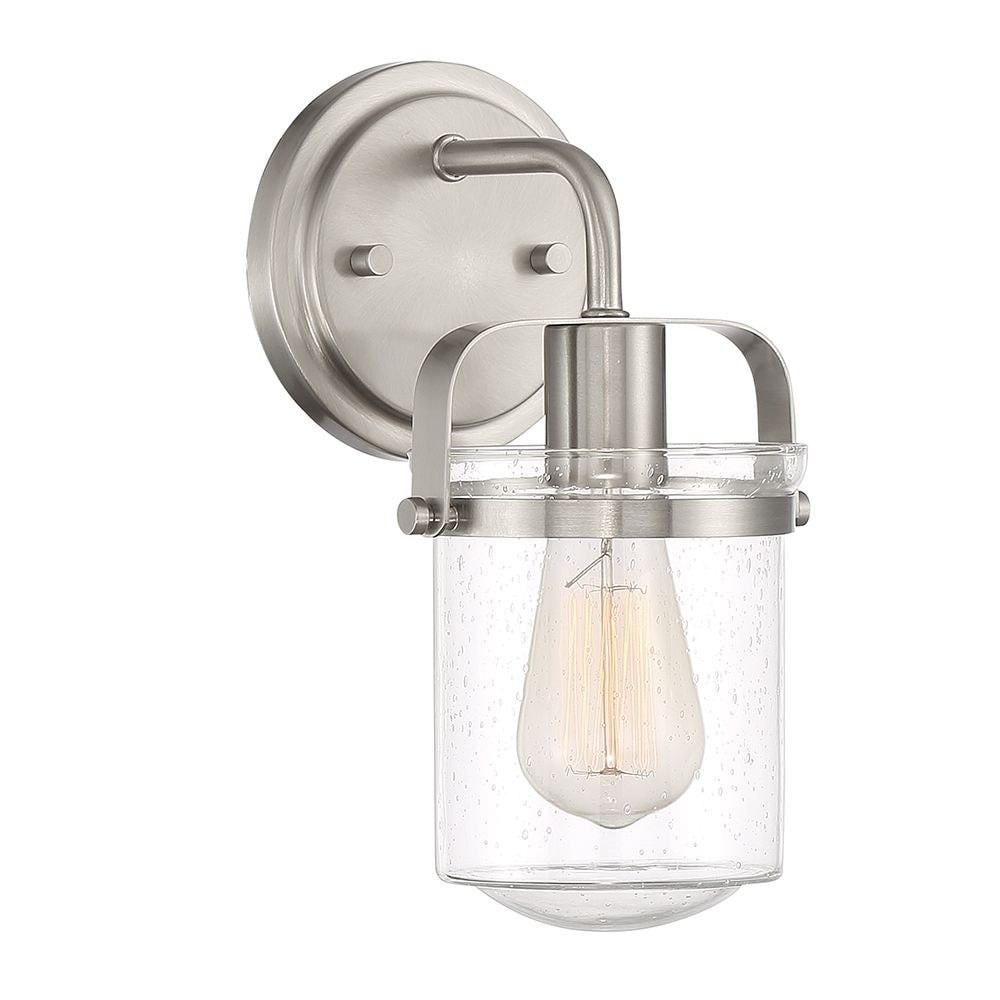 Jaxon Brushed Nickel 6.75" Direct Wired Wall Sconce