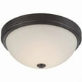 thumbnail image 1 of Hopkins Oil Rubbed Bronze Interior LED Flush Mount, 1 of 2