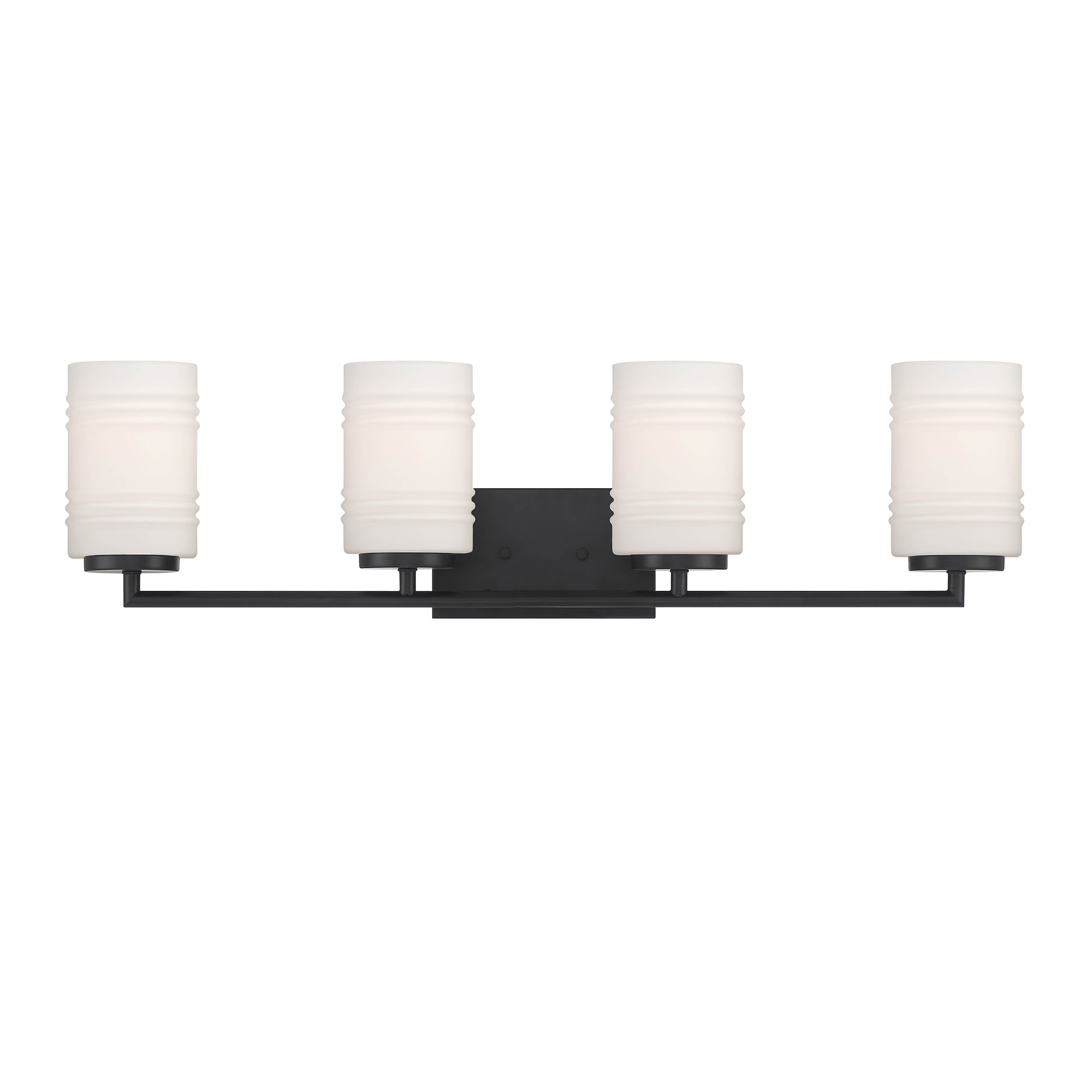 Designers Fountain Leavenworth 4 Light Matte Black Bathroom Vanity