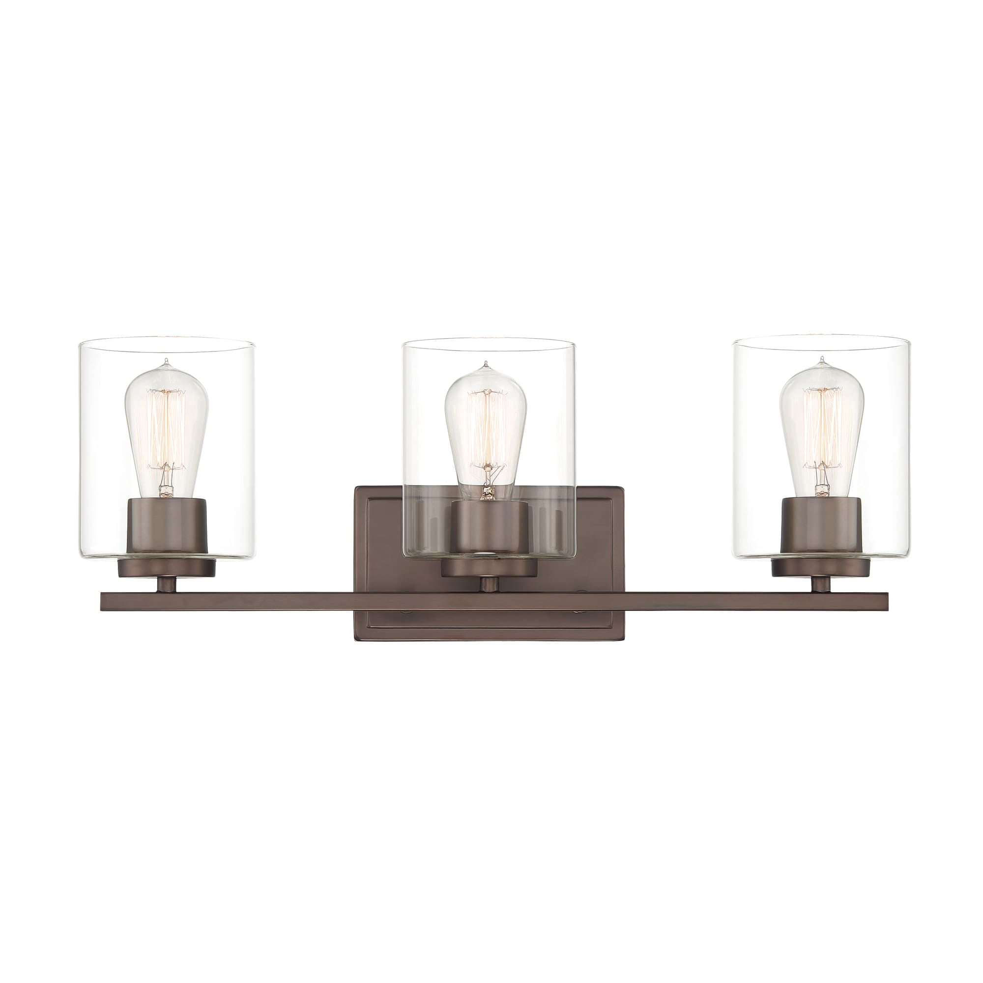 Designers Fountain Liam Bronze (Satin Copper) 3-Light Bathroom Fixture ...