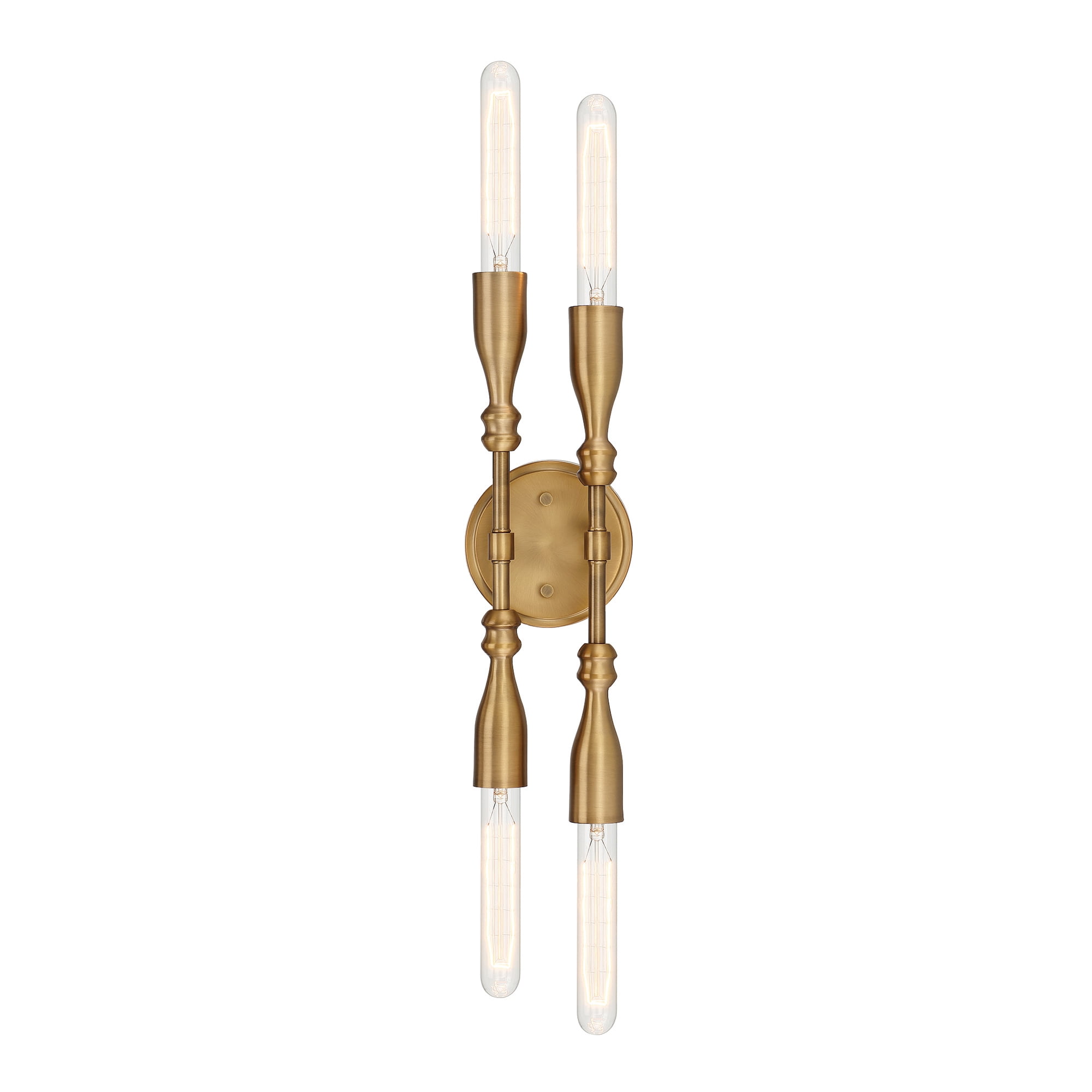 Louise Old Satin Brass 16'' Dimmable 4-Light Vanity Fixture