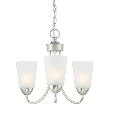 Designers Fountain Malone 3 Light Brushed Nickel Chandelier, D267M-3CH-BN