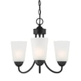 thumbnail image 1 of Designers Fountain Malone 3 Light Matte Black Chandelier, D267M-3CH-MB, 1 of 4