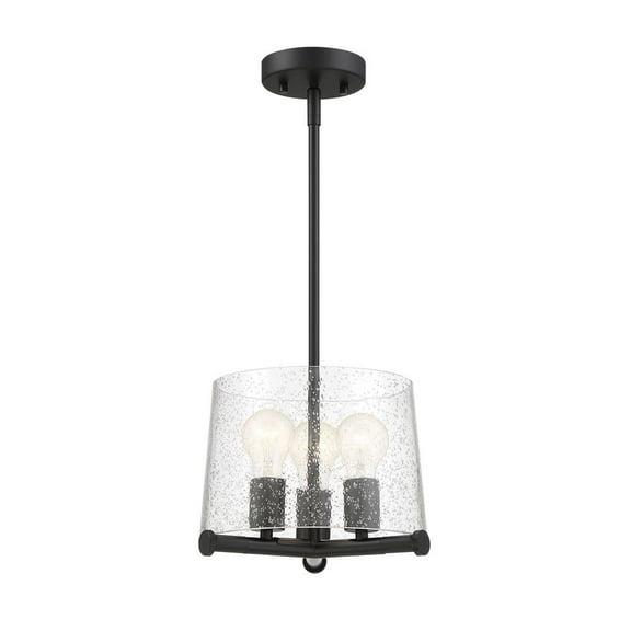 Designers Fountain Matteson Matte Black 3 Light Pendant, 95831-MB