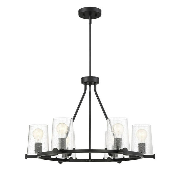 Designers Fountain Matteson Matte Black 6 Chandelier, 95886-MB
