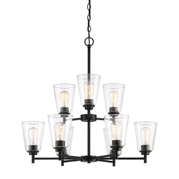 Designers Fountain - Nine Light Hanging Lantern - Westin - Nine Light Chandelier