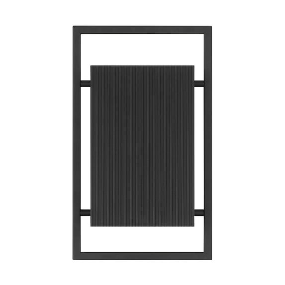 Designers Fountain Pine Hills 1 Light Black Outdoor Wall Lantern, D261M-8EW-BK