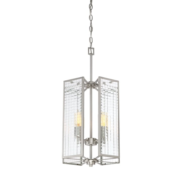 Designers Fountain Pivot Satin Platinum Foyer, 88854-SP