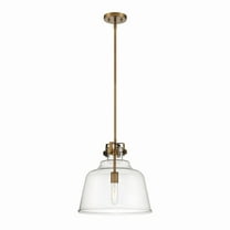 Designers Fountain Porter 1 Light Old Satin Brass Pendant, D246M-15P-OSB