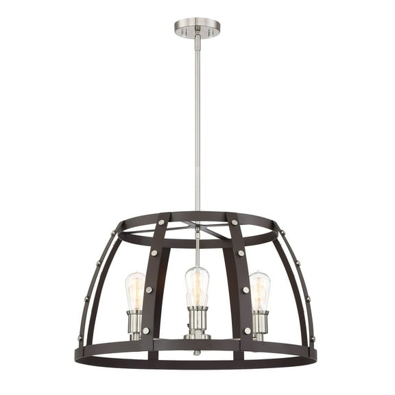 Designers Fountain Presidio Rustique 6 Light Chandelier, 91686-RT