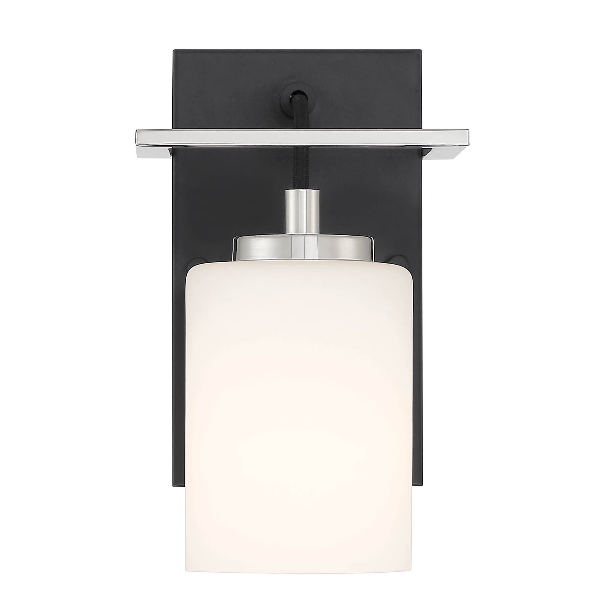 Prince St 5.75" Matte Black Industrial Wall Sconce