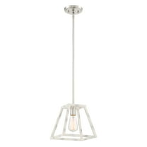 Designers Fountain Rhode Coastal Weathered White 1 Light Mini-Pendant, 94930-CWW
