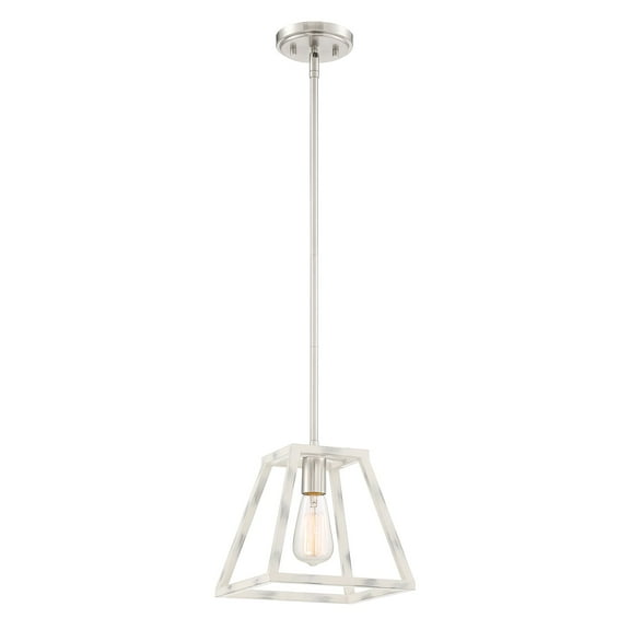 Designers Fountain Rhode Coastal Weathered White 1 Light Mini-Pendant, 94930-CWW