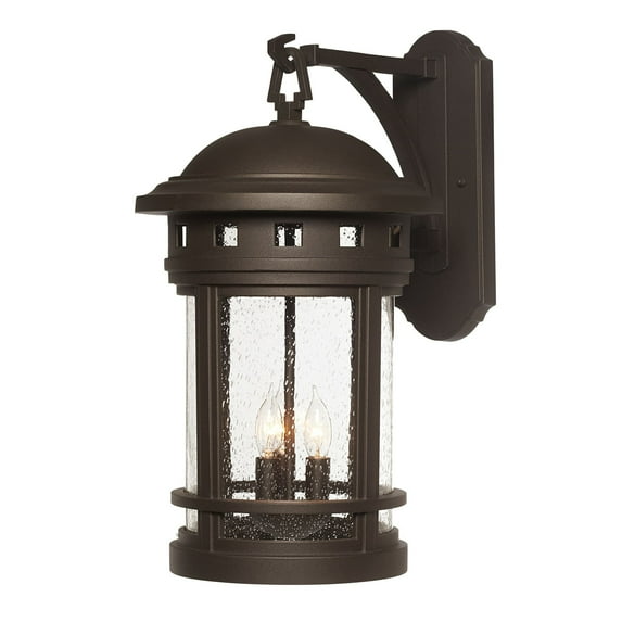 Designers Fountain - Sedona - 20 Inch Three Light Outdoor Wall Lantern-Oil