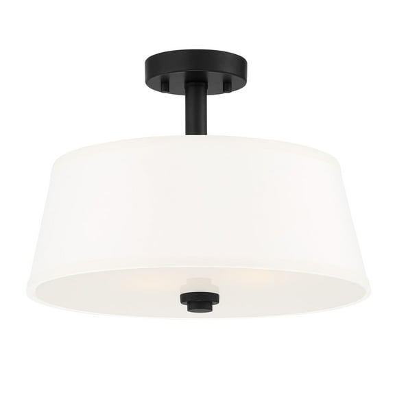 88511-MB-Designers Fountain-Studio - 2 Light Semi Flush-Mount-Matte Black Finish