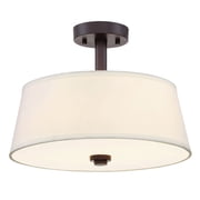 Designers Fountain Studio Satin Bronze Semi-Flush, 88511-SB