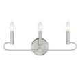 thumbnail image 1 of Designers Fountain Summit 3 Light Brushed Nickel Bathroom Vanity Light Fixture, D269C-3B-BN, 1 of 7