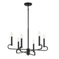 thumbnail image 1 of Designers Fountain Summit 6 Light Matte Black Chandelier, D269C-6CH-MB, 1 of 4