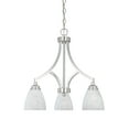 thumbnail image 1 of Designers Fountain Tackwood Satin Platinum 3 Light Chandelier, 82983-SP, 1 of 2