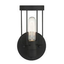Designers Fountain Tafo 1 Light Matte Black Wall Sconce Light, D273M-WS-MB