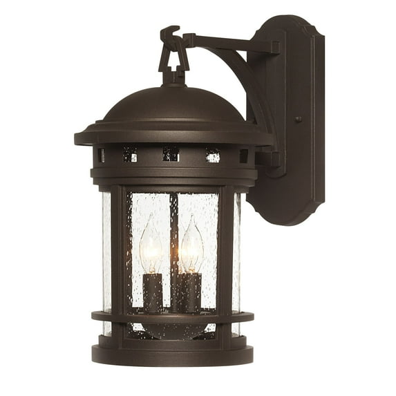 Designers Fountain - Three Light Wall Lantern - Sedona - 16.25 Inch Three Light