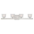 thumbnail image 1 of Designers Fountain Volare Satin Platinum 4 Light Bathroom Vanity Light Fixture, 68104-SP, 1 of 2