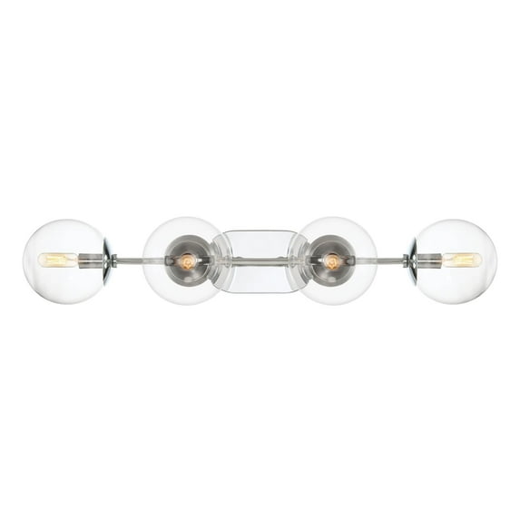 Designers Fountain Welton Chrome 4 Light Bath, 92004-CH