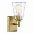 thumbnail image 1 of Designers Fountain Westin 1 Light Brushed Gold Bathroom Vanity Light Fixture, 95701-BG, 1 of 4