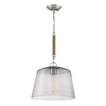 Designers Fountain Windrush Polished Nickel 1 Light Pendant, D210M-14P-PN