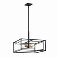 thumbnail image 1 of Designers Fountain Within 4 Light Matte Black Pendant, D237M-22P-MB, 1 of 3